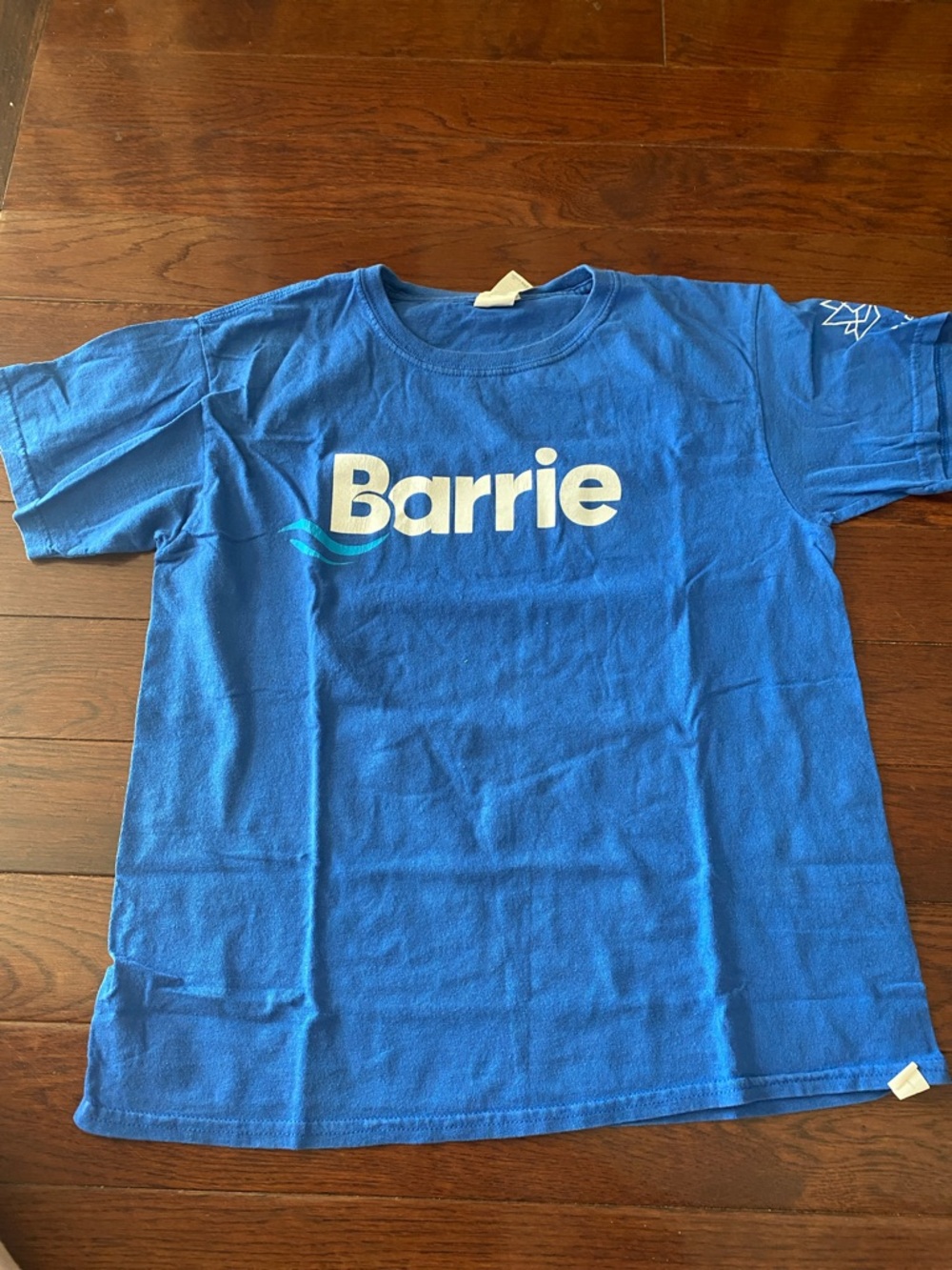Gildan Bright Blue 'Barrie' Logo Kids Tee